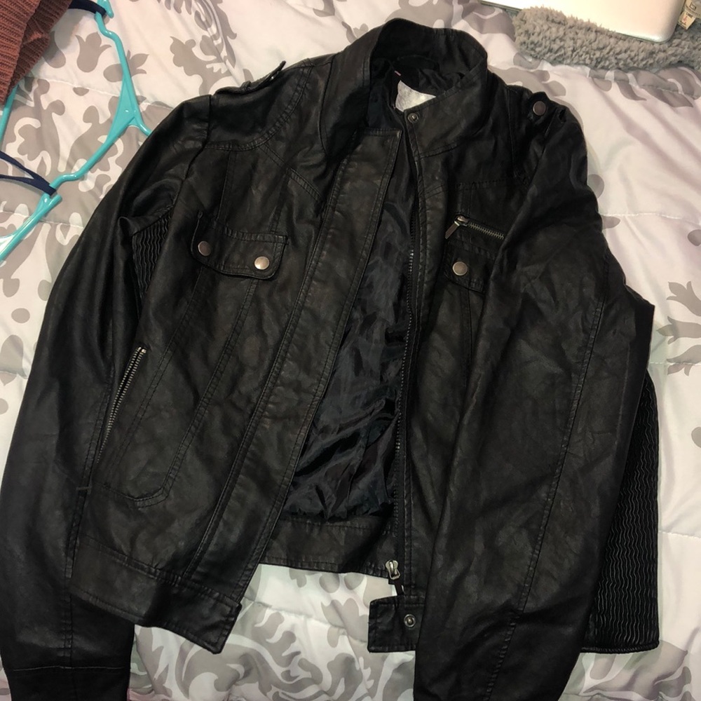 Leather jacket